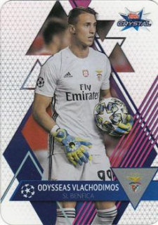 Odisseas Vlachodimos SL Benfica 2019/20 Topps Crystal Champions League Base card #86